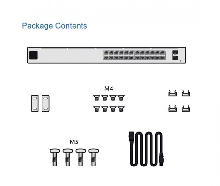 UniFi Switch Gen 2 - 24 poort, No PoE budget