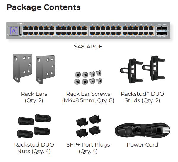 Switch 48-poort PoE