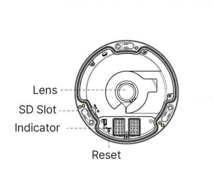 8MP NDAA AI 360 degrees Fisheye Network Camera