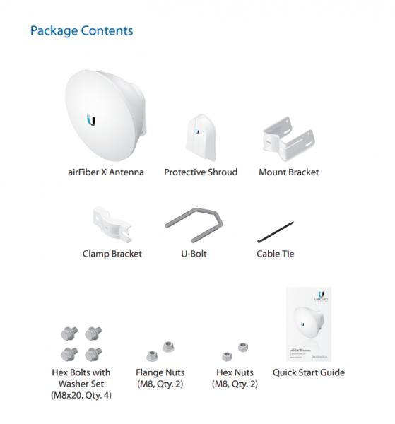 AirFiber Dish 5G - 23 dBi, slant 45