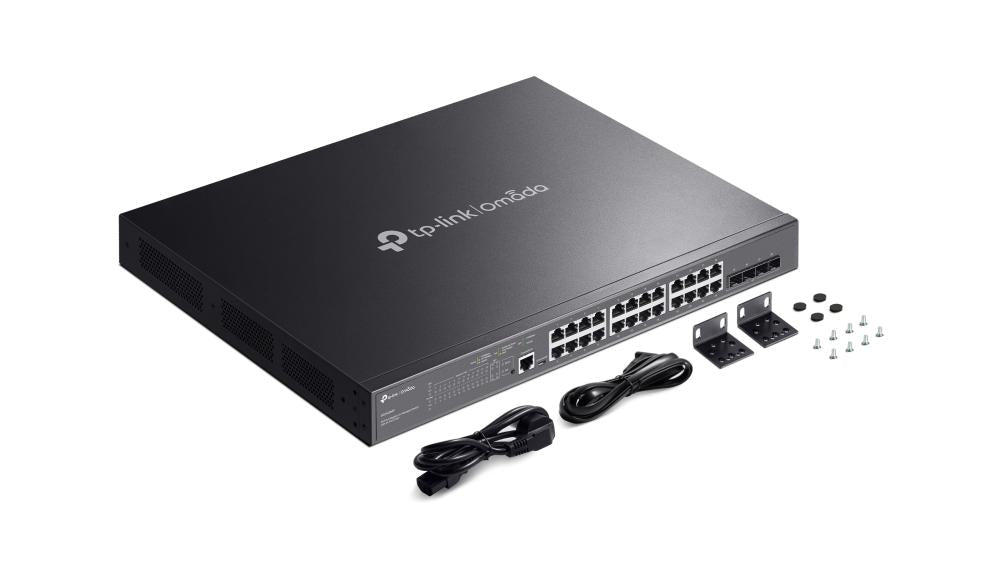 Omada TL-SG3428MP - 28-poorts GbE PoE+ Switch, 384W PoE budget