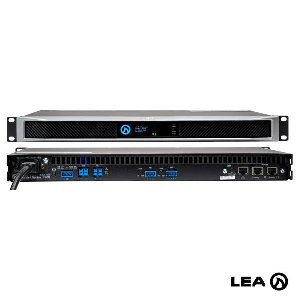 LEA Connect Series 702, 2-Channel, 700w, 70v/100v Amplifier, 1U.