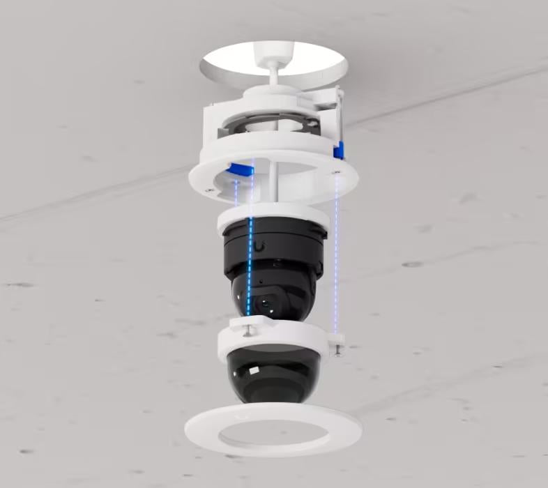 G5 Dome Ultra Flush Mount - Smoked Bubble (White)