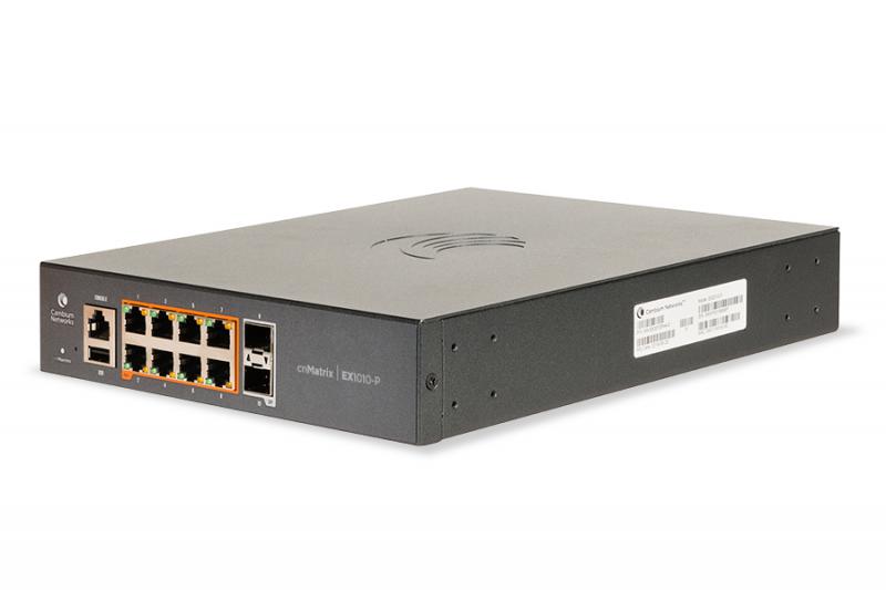 cnMatrix EX1010-P, 8 poort 75W PoE