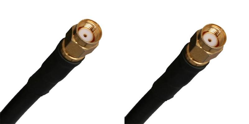 RF240 RP-SMA male - RP-SMA male 2 meter, 5GHz