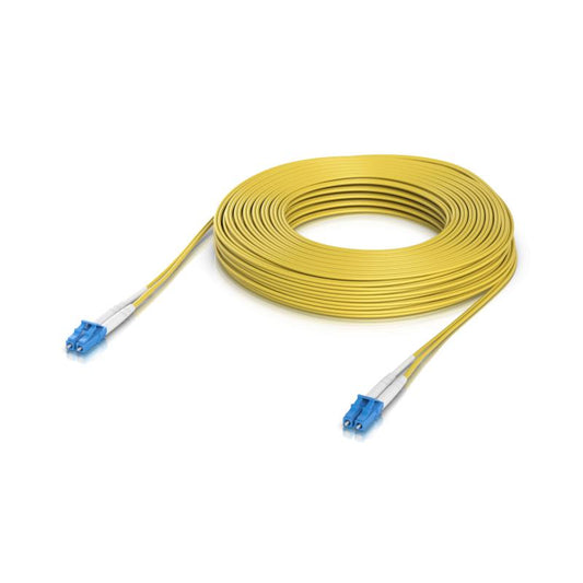 OS2 Duplex LC UPC Fiber Patch Cable, 30m