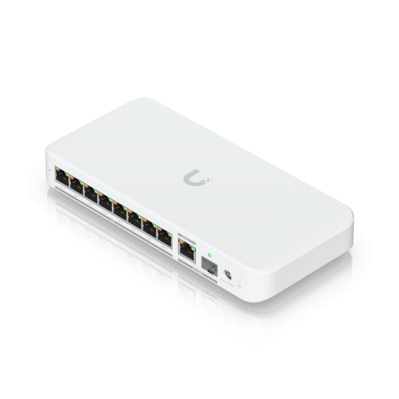 UniFi Switch Flex 2.5G - 8 poort, With flexible PoE budget