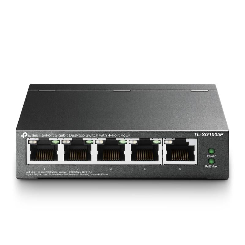 TL-SG1005P - 5-poort gigabit 802.3af PoE switch