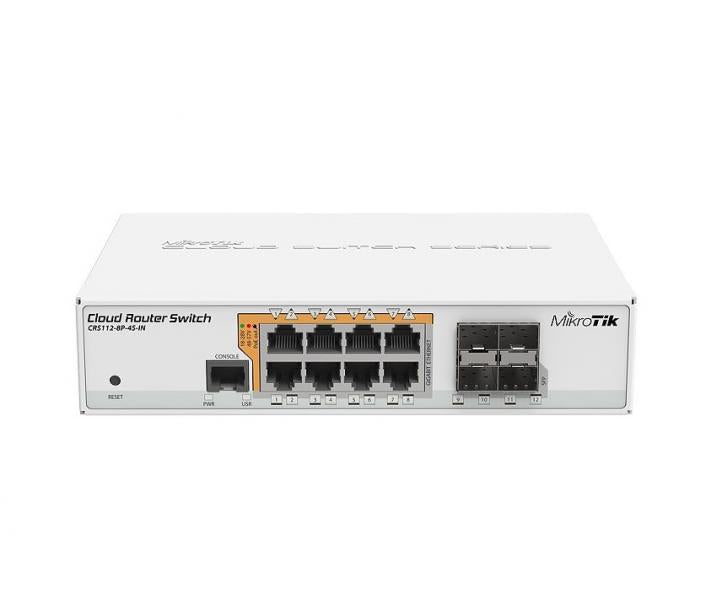 Cloud Router Switch 112-8P-4S-IN