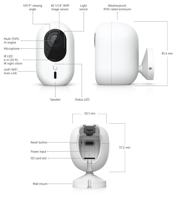 UniFi Protect G6 Instant (White)