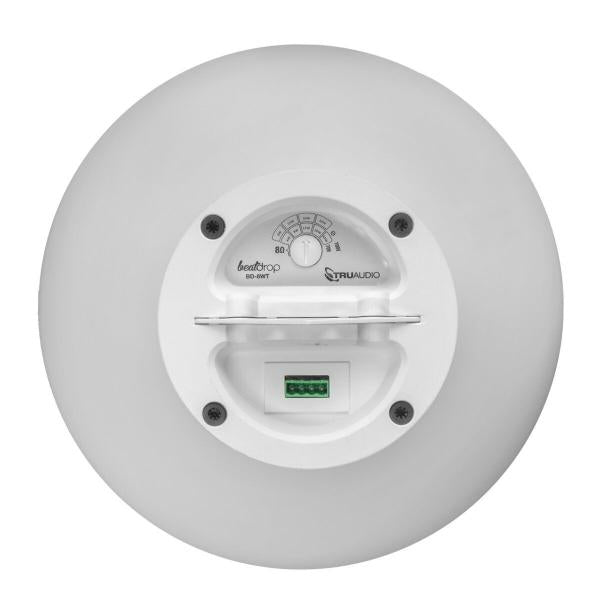 BD-8WT - BeatDrop 8 inch commercial pendant speaker (White)