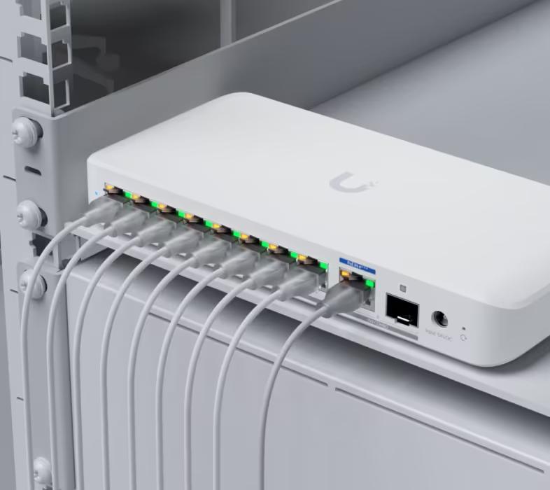 UniFi Switch Flex 2.5G - 8 poort, With flexible PoE budget
