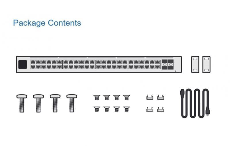 UniFi Switch Gen 2 - 48 poort, No PoE budget