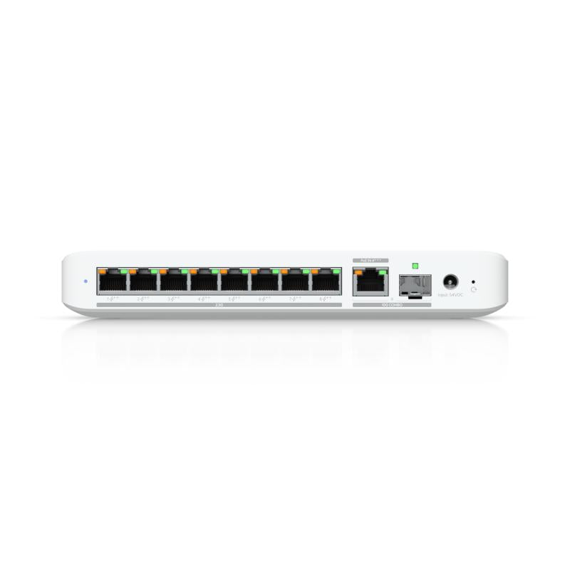 UniFi Switch Flex 2.5G - 8 poort, With flexible PoE budget