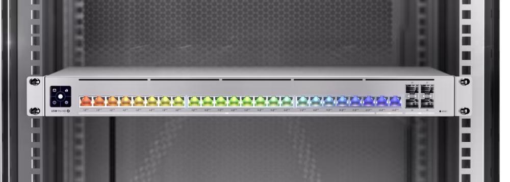 UniFi Pro HD 24 PoE, 600W PoE budget