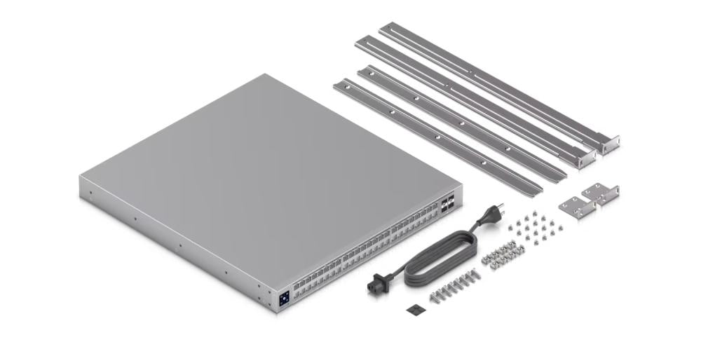 UniFi Switch Pro XG 48 PoE, 1080W PoE budget
