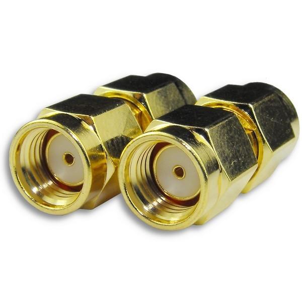 Adapter RP-SMA plug <> RP-SMA plug