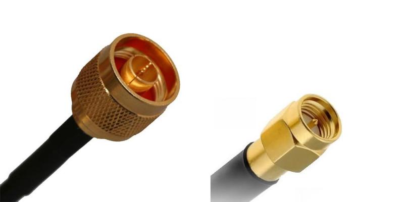Pigtail RF240 - SMA male / N male, 1m