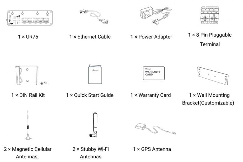 Industrial UR75 Ultra LTE-router GPS/POE/WiFi