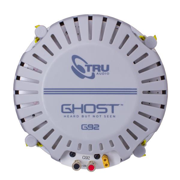 G92 Ghost 9 In-ceiling, TruGrip Toolless Design, White Poly Woofer with Quick Connect