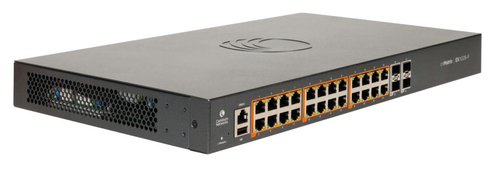 cnMatrix EX1028-P, 24 poort 200W PoE