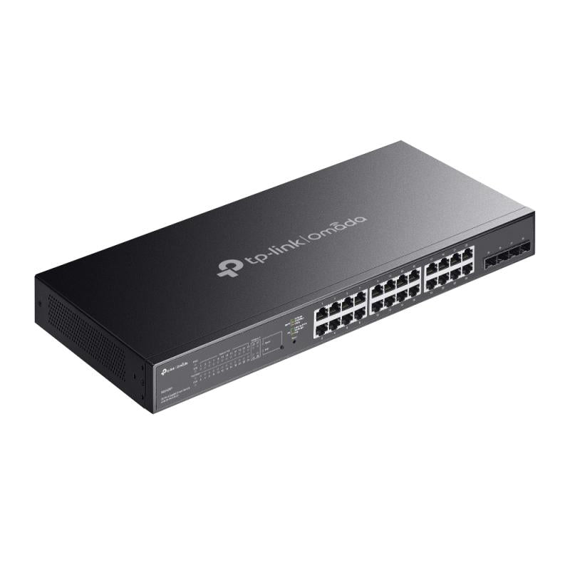 Omada TL-SG2428P - 28-poorts GbE PoE+ switch, 250W PoE budget