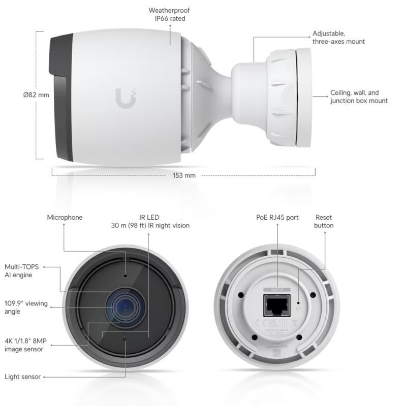 UniFi Protect G6 Bullet (White)