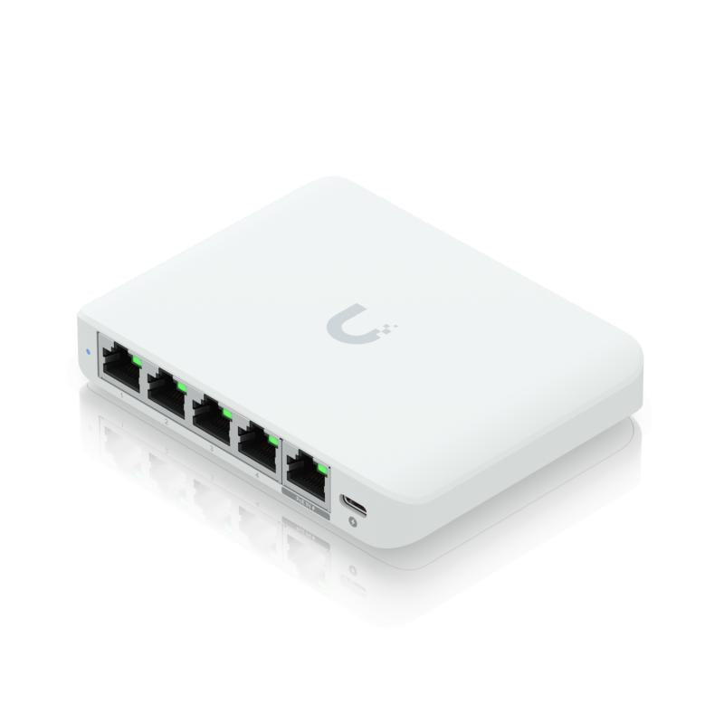 UniFi Switch Flex Mini 2.5G - 5 poort, No PoE budget