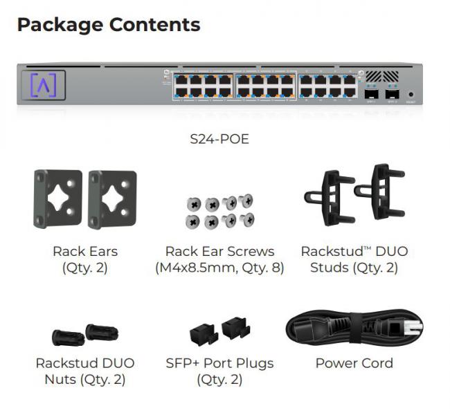 Switch 24-poort PoE