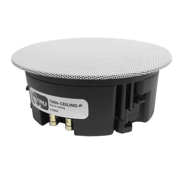 THIN-CEILING-P - Thin in-ceiling speaker, 5 inch injected poly woofer