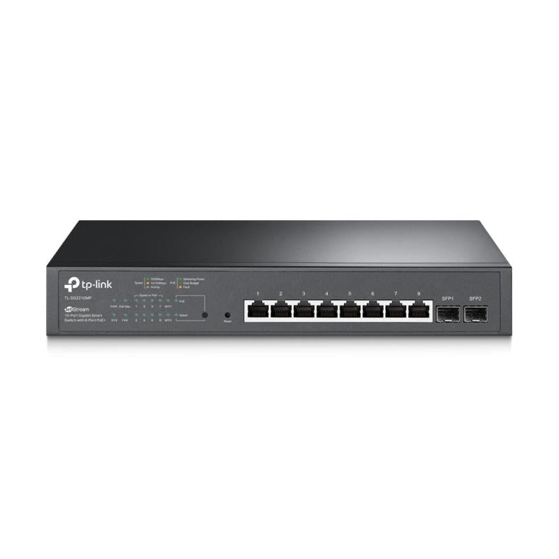 Omada TL-SG2210MP - 10-poorts GbE PoE switch, 150W PoE budget