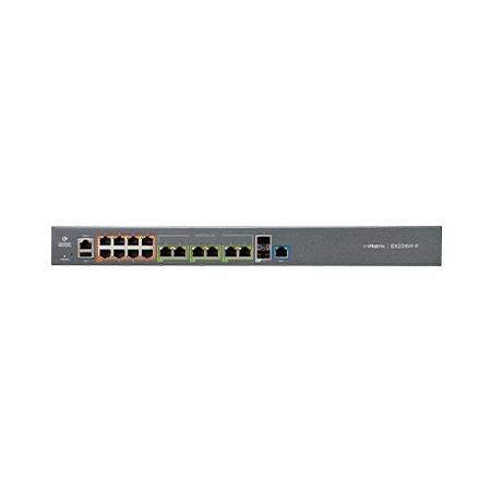cnMatrix EX2016M-P, 14 poort 240W PoE (8x1Gbps + 6x 2.5Gbps)