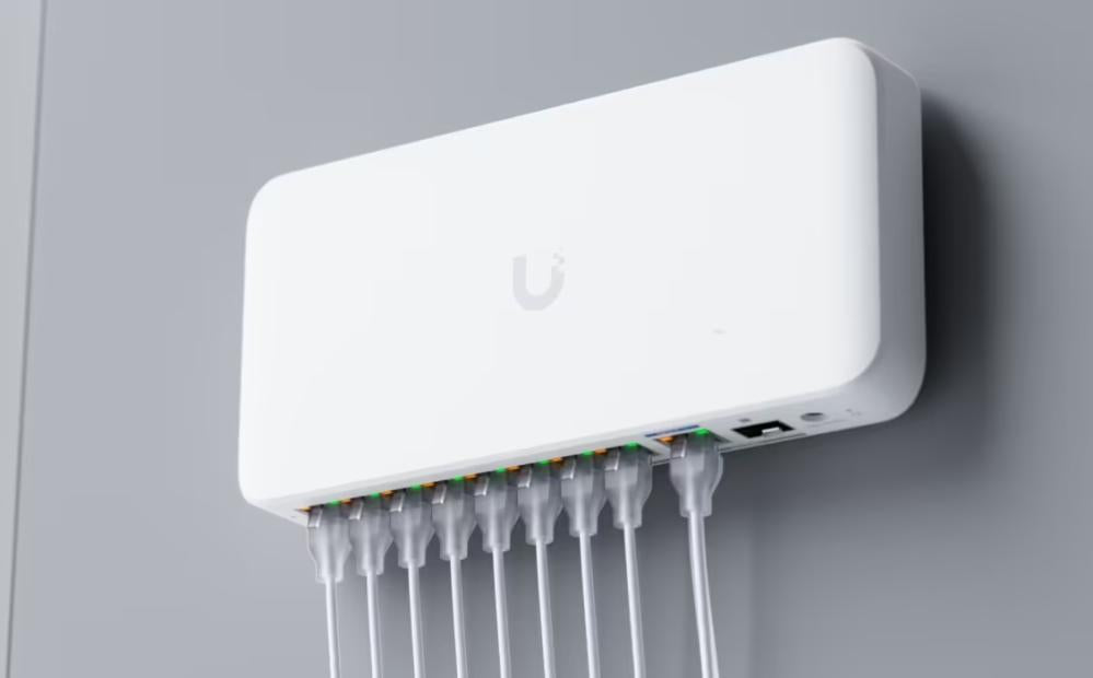 UniFi Switch Flex 2.5G - 8 poort, With flexible PoE budget