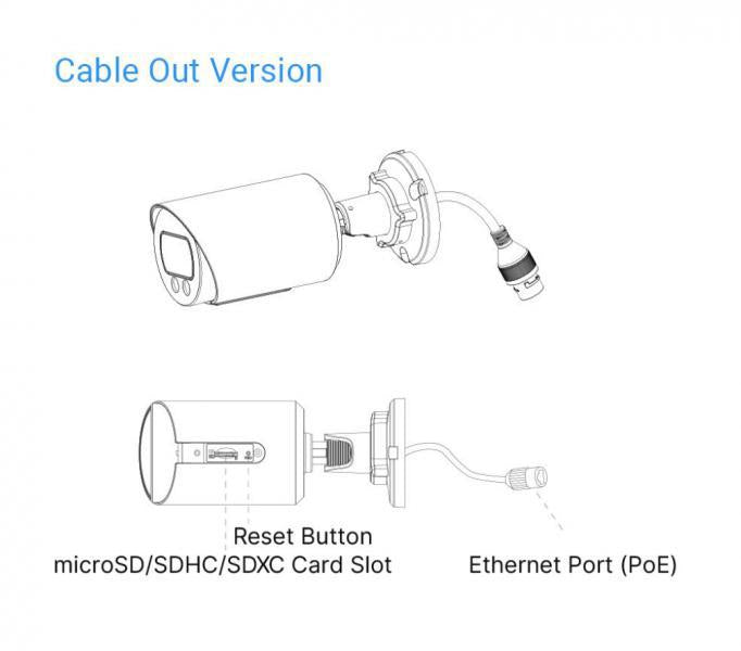 4K AI Color+ Vandal-proof Mini Bullet Network Camera (2.8mm)