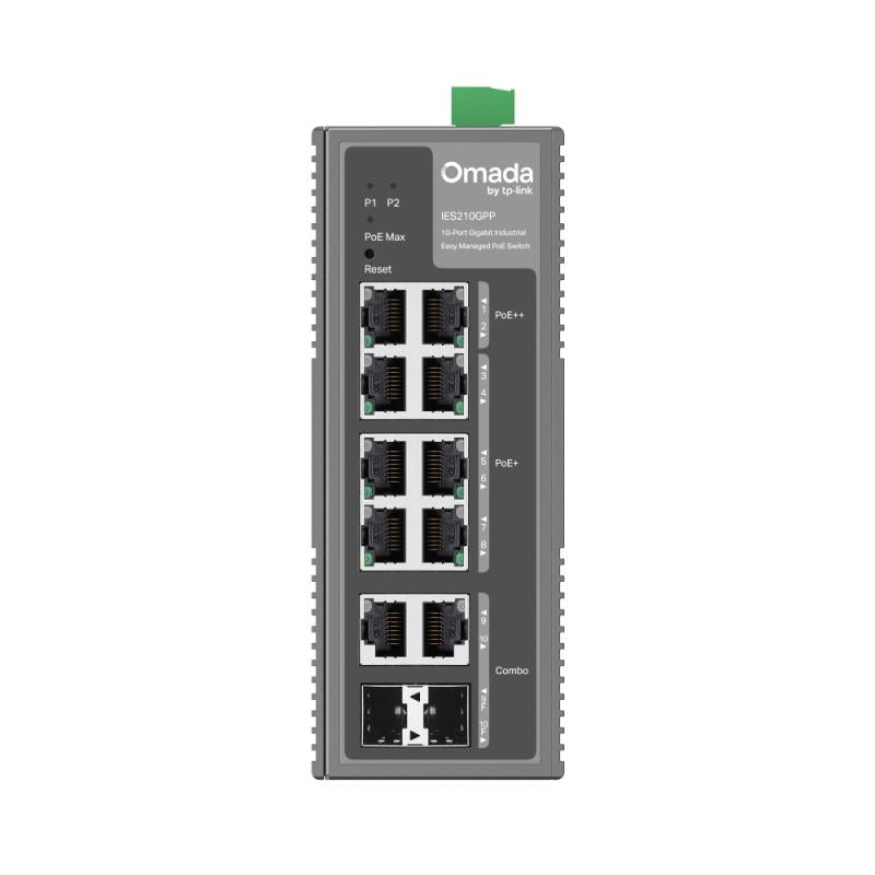 Omoda IES210GPP - 10-poorts GbE Switch, 240W PoE budget