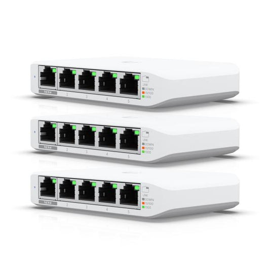 UniFi Switch Flex Mini 3-pack, No PoE budget