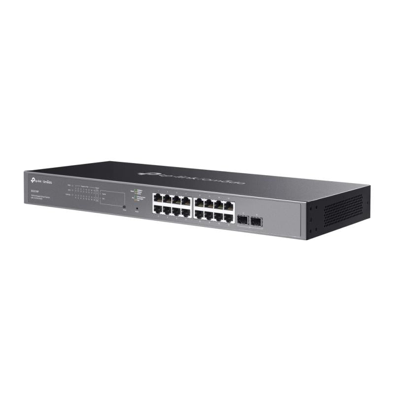 Omada TL-SG2218P - 18-poorts GbE PoE+ switch, 150W PoE budget