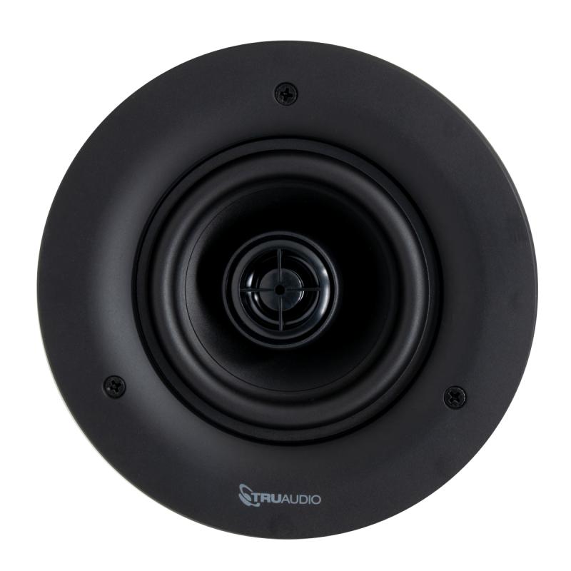 TruAudio LFR, High output round 2-way in-ceiling frameless speaker, 4” poly woofer