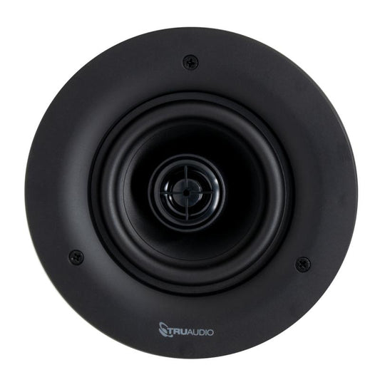 TruAudio LFR, High output round 2-way in-ceiling frameless speaker, 4” poly woofer