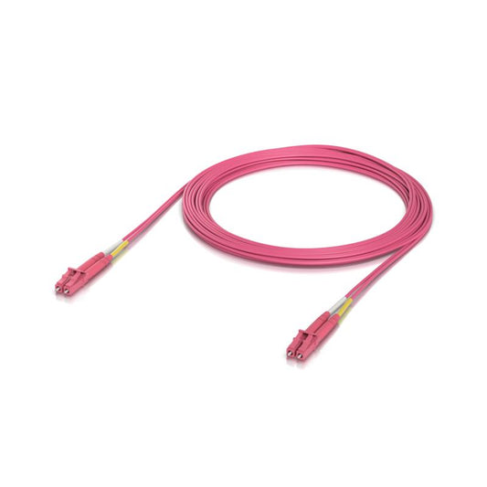 OM4 Duplex LC UPC Fiber Patch Cable, 5m