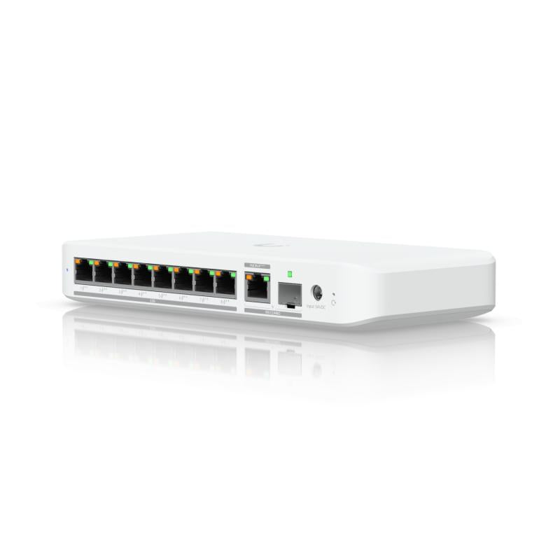 UniFi Switch Flex 2.5G - 8 poort, With flexible PoE budget