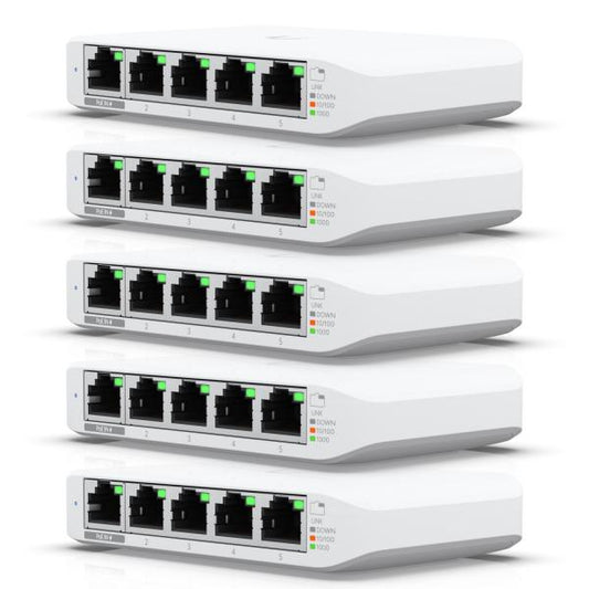 UniFi Switch Flex Mini 5-pack, No PoE budget