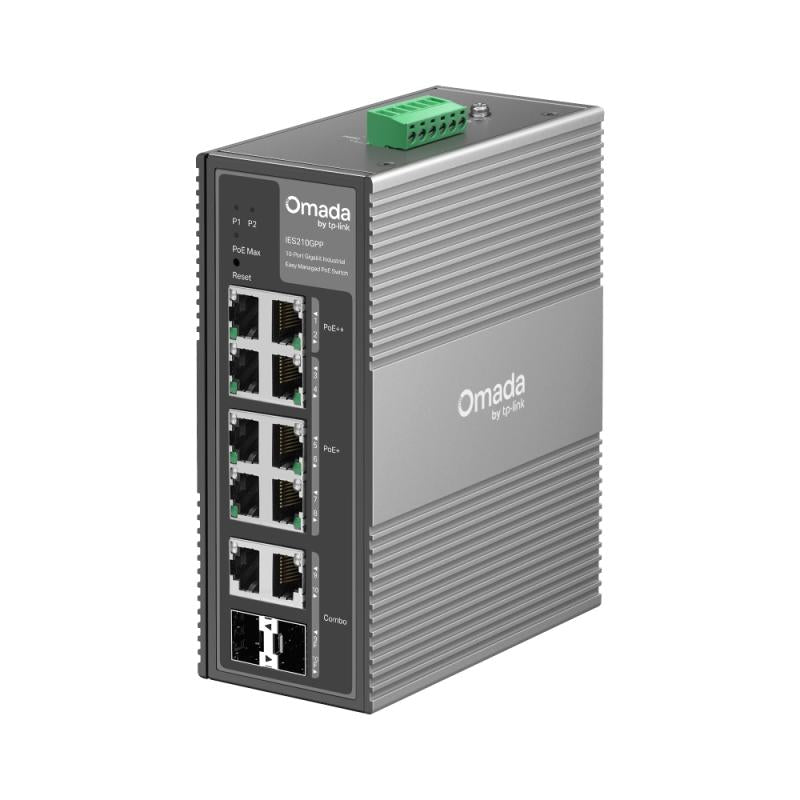 Omoda IES210GPP - 10-poorts GbE Switch, 240W PoE budget