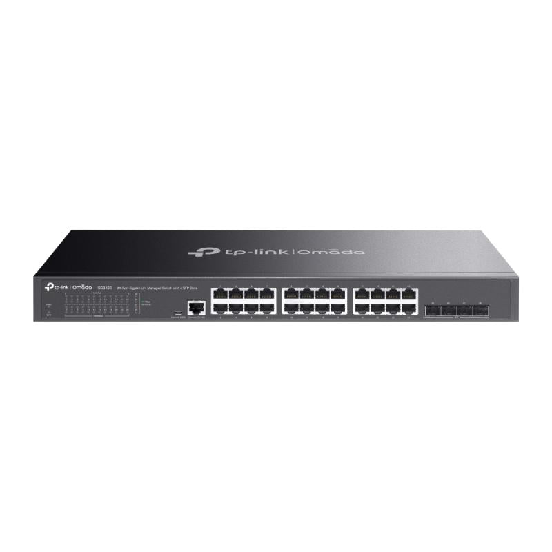 Omada TL-SG3428 - 24-poorts GbE switch, No PoE Budget