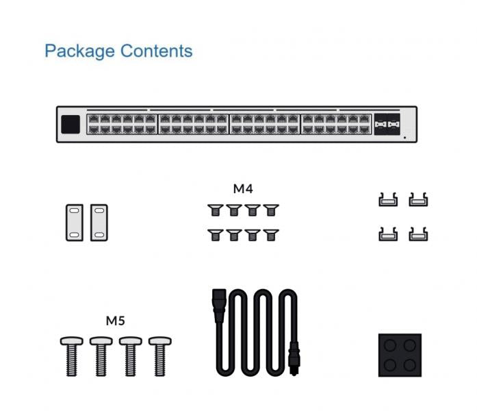 UniFi Switch PRO Gen 2 - 48 poort, No PoE budget
