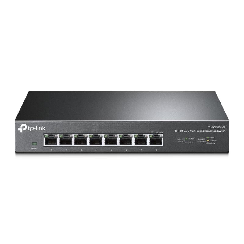 Omada TL-SG108-M2 - 8-poorts 2.5G Desktopswitch