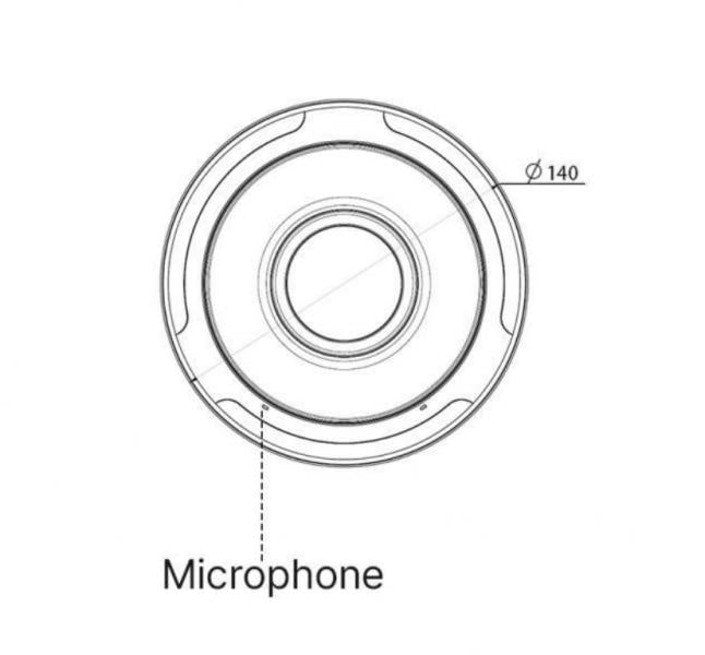 8MP NDAA AI 360 degrees Fisheye Network Camera
