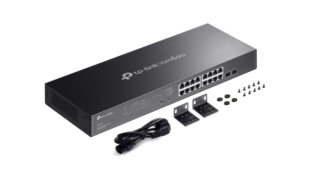 Omada TL-SG2218P - 18-poorts GbE PoE+ switch, 150W PoE budget