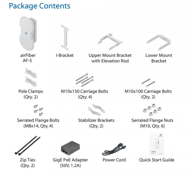 AirFiber 5, 1Gbps+ Backhaul, 5GHz