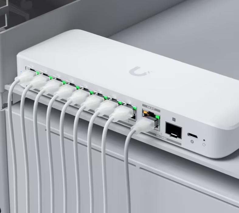 UniFi Switch Flex 2.5G - 8 poort, No PoE budget